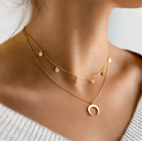 Golden Luna Necklace