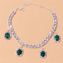 Emerald Sparkle Anklet