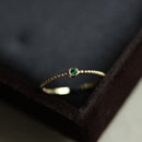 Emerald Duo Ring Set