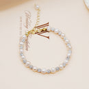 Lustrous Pearl & Zircon Elegance Bracelet